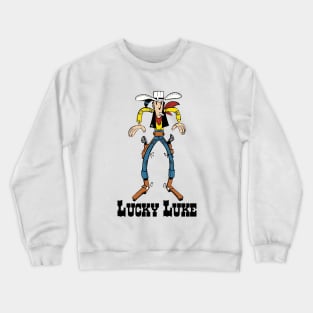 funny comic cowboys Crewneck Sweatshirt